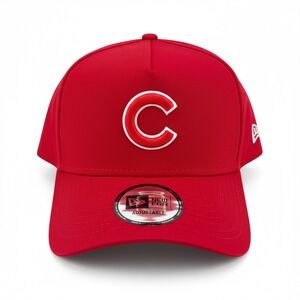 New Era Chicago Cubs Hat 9FORTY Adjustable‎ Red Baseball Cap OSFM